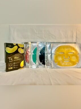24K To the Best Ourselves Collagen 30 pairs Eye Patches & 5 Face Masks gift set